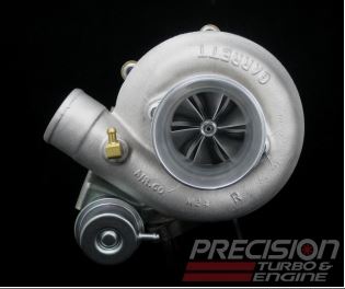 Precision Turbo PT6266 CEA - 62mm CEA Compressor Wheel, CEA 66mm Turbine Wheelournal Bearing